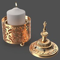 Oriental Openwork Candlestick