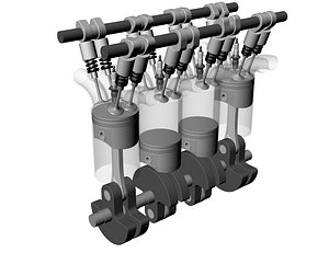 Automobile 4 Cycle Engine 16V Straight 4.3dm