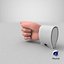 Cartoon Man Hand Pointing Gesture