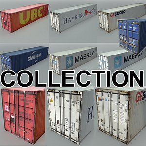 cargo shipping containers 3d max