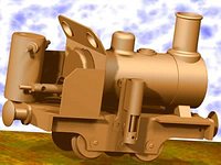 Model Steam Locomotive