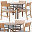 Mesa de comedor Gogen y silla Mirit