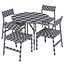 Mesa de comedor Gogen y silla Mirit