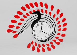Peacock Wall Clock