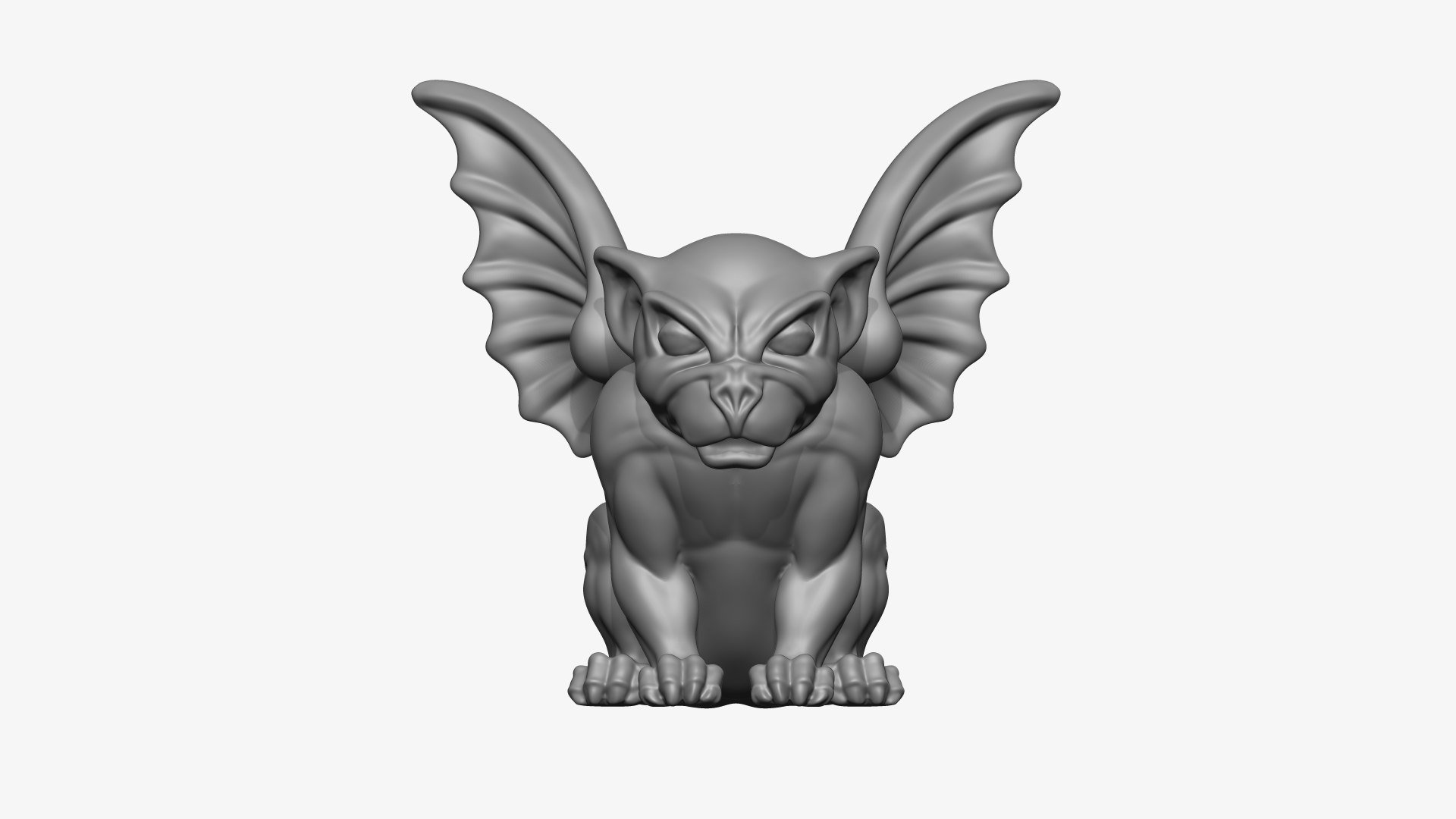 Gargoyle Statue 3D Print Model TurboSquid 1717630
