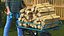 Elderly Man Makita DCU180ZF Electric Wheelbarrow with Wood Rigged for Maya