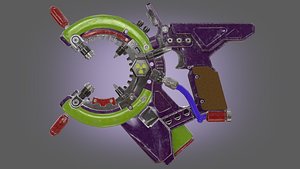 Plasma gunfantastic pistol 3D model
