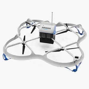 Amazon Prime Air Delivery Drone with Package