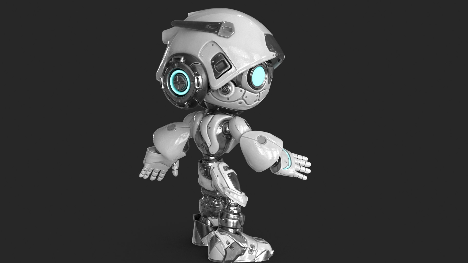 Droid RIGGED 3D Model - TurboSquid 2096398