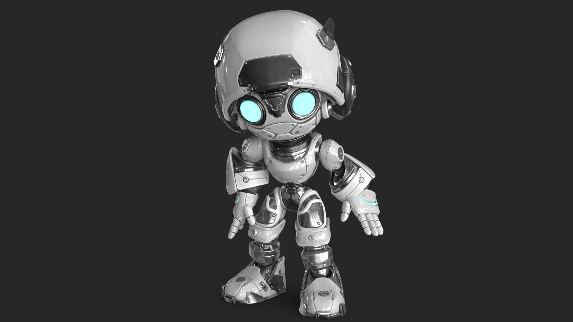 Droid RIGGED 3D Model - TurboSquid 2096398