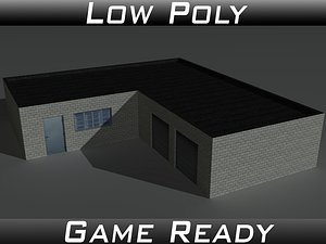factory building 01 3d model