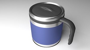 Stainless Steel Travel Mug Contigo 3D Model $29 - .3ds .blend .c4d .fbx  .max .ma .lxo .obj - Free3D