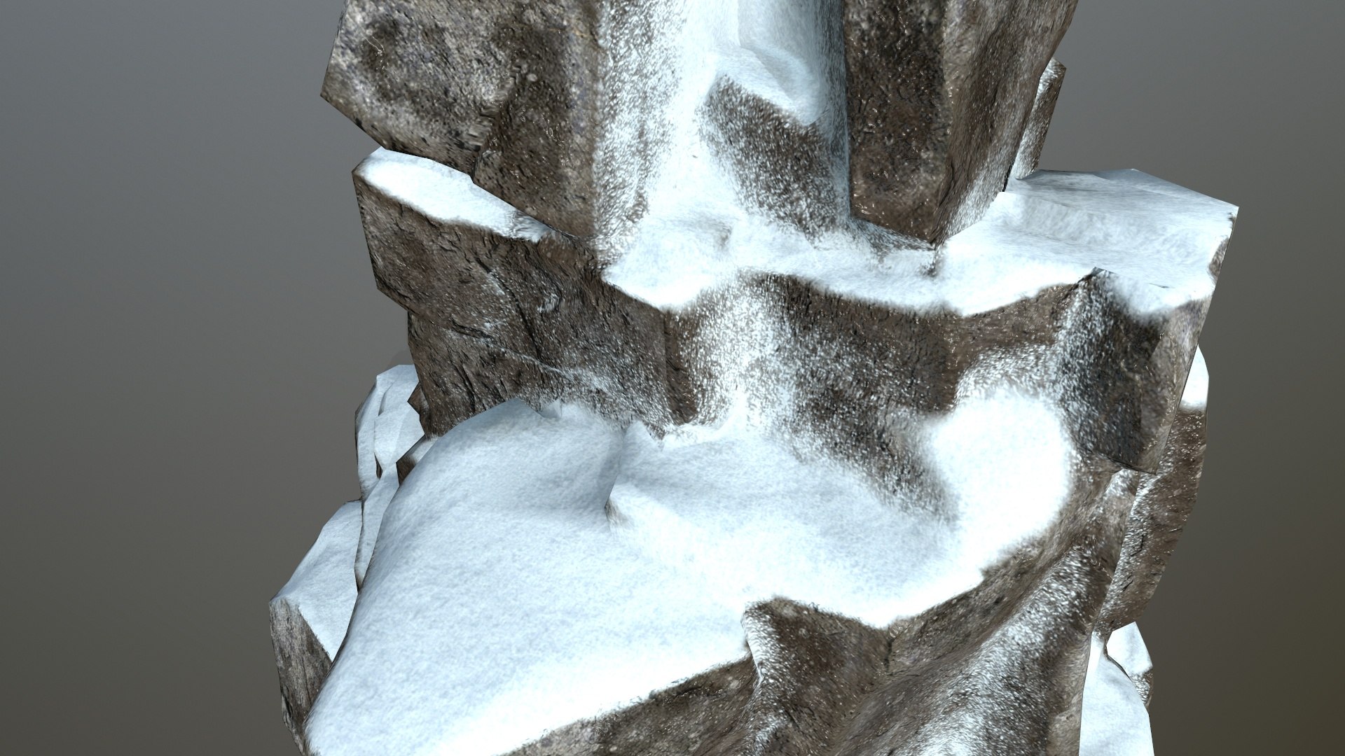 Snow Rocks 3D Model - TurboSquid 2047784