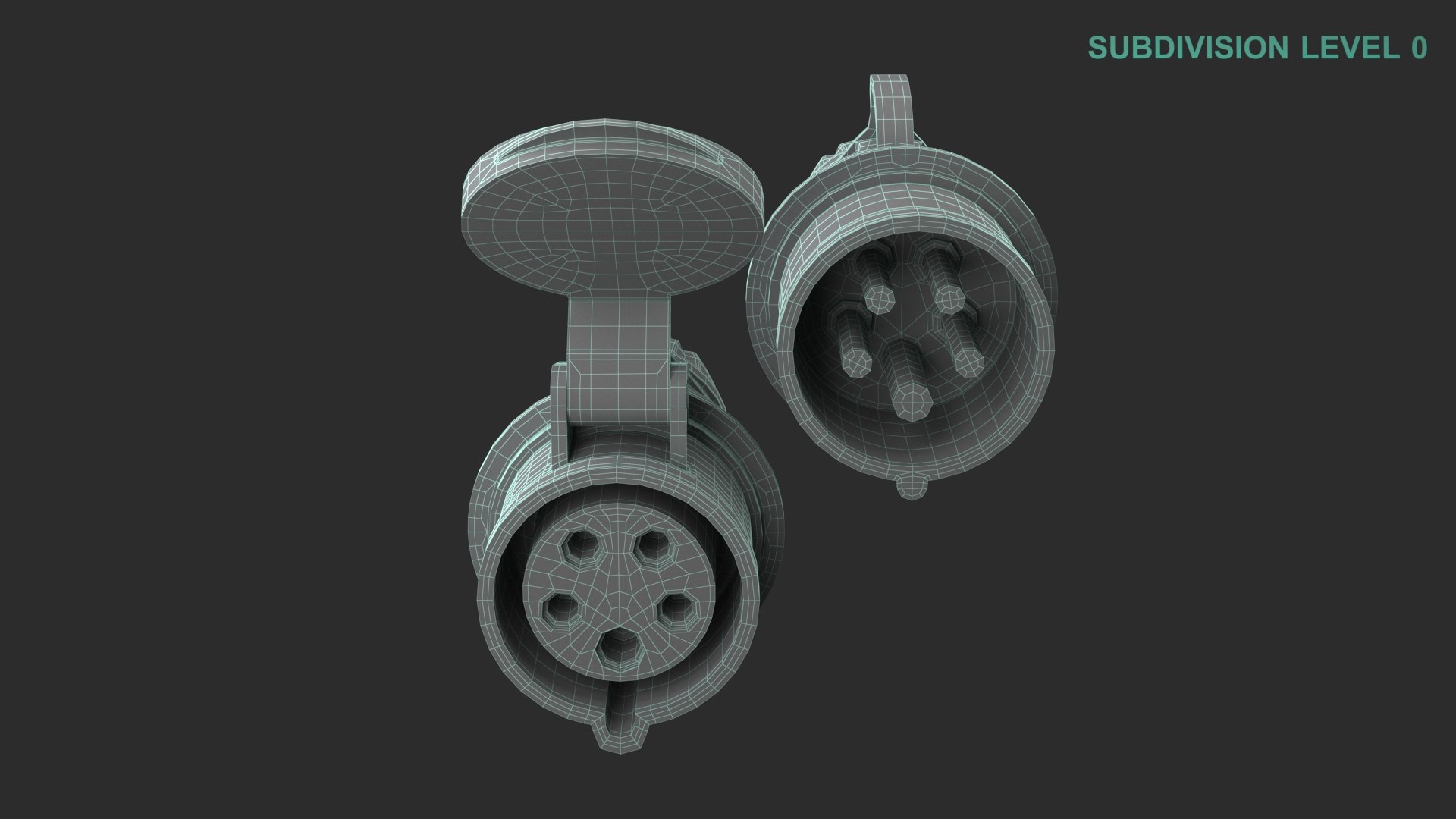 3D Three Phase Plug model https://p.turbosquid.com/ts-thumb/xY/f9Ry5Z/jO/wireframe0008/jpg/1637605985/1920x1080/fit_q87/1147db7194c7a4b018f8790e60c166b11df2fdca/wireframe0008.jpg