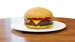 Hamburger - 3D Model - High Quality