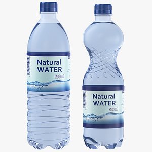 Two Detailed Water Bottles