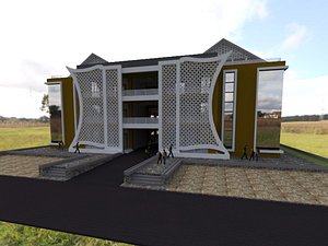 3D faculty of engineering model