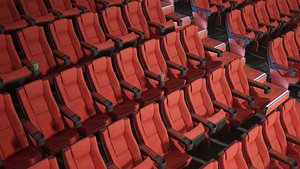 Cinema Scene High-Quality 3D Model
