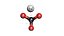 Calcium Carbonate 3D Model CaCO3