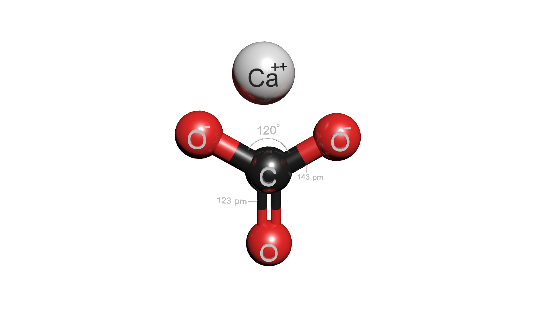 calcium carbonate molecular structure
