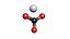 Calcium Carbonate 3D Model CaCO3