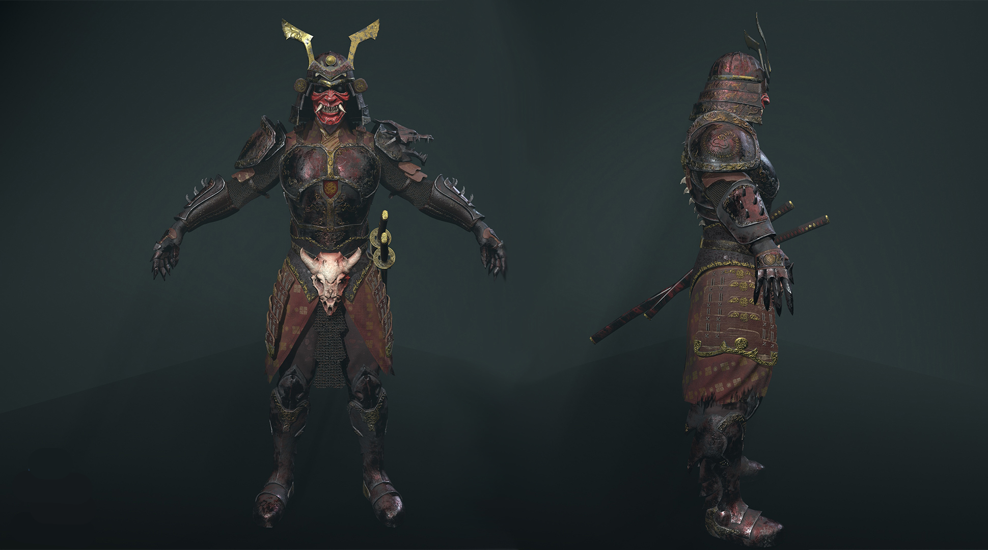 3D Dead Samurai - TurboSquid 1736563