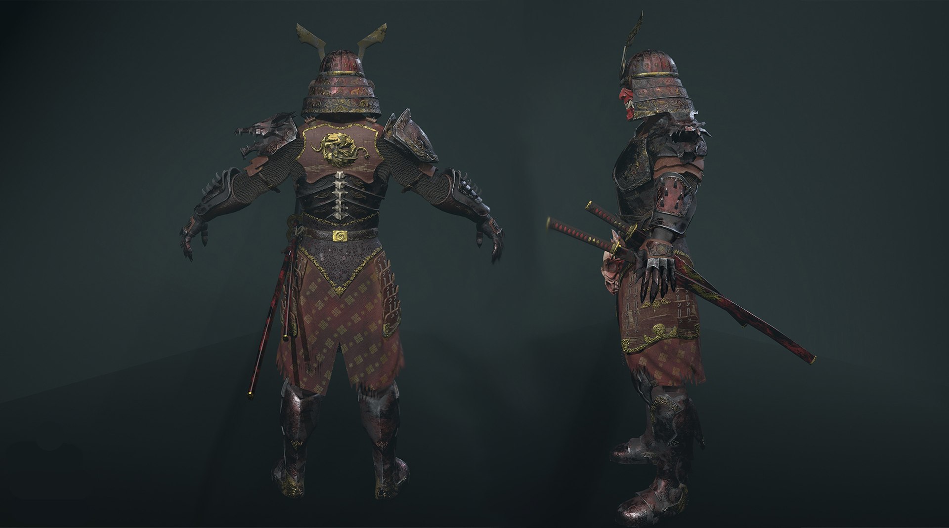 3D Dead Samurai - TurboSquid 1736563