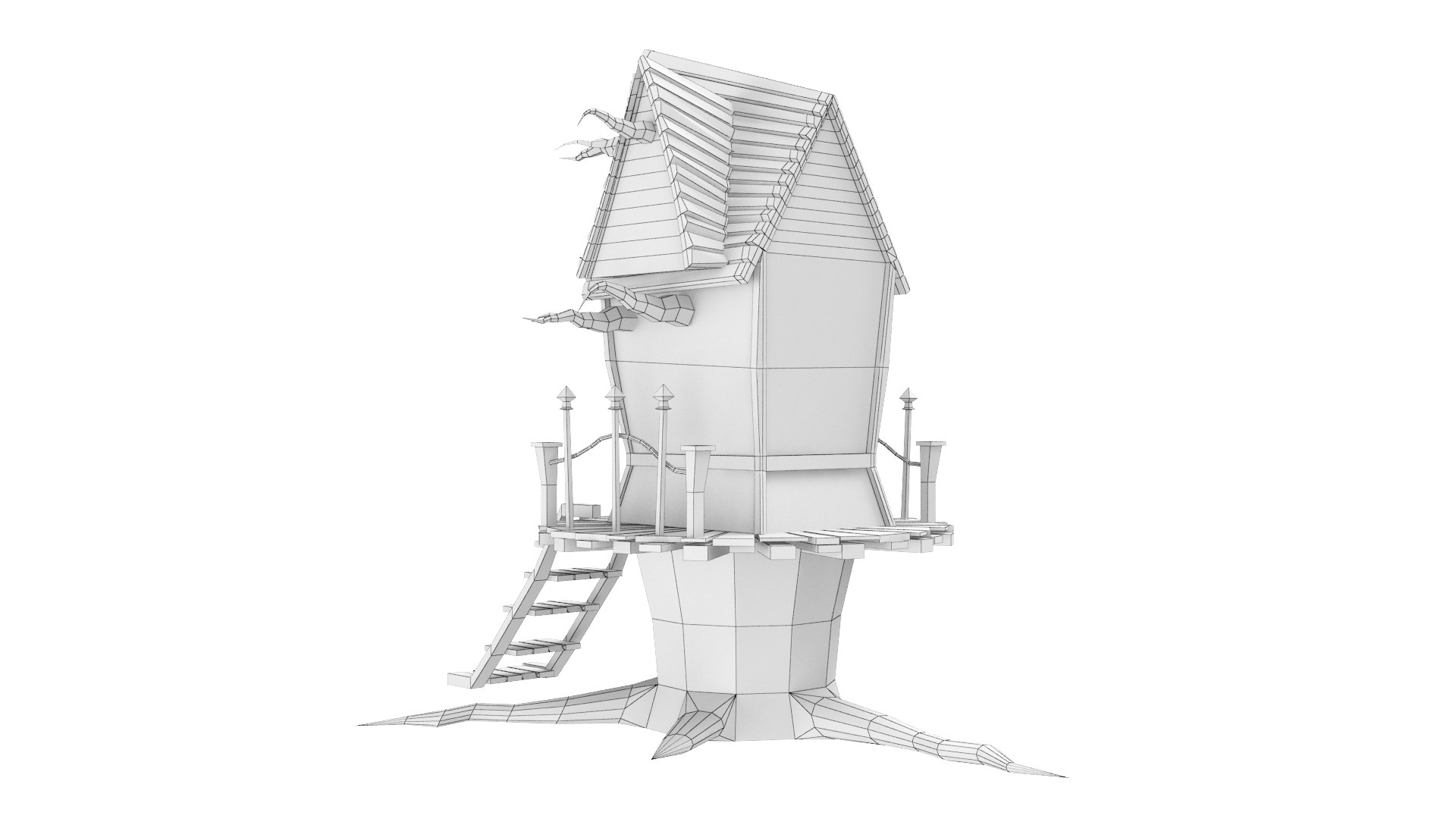 3D Real Cartoon House - TurboSquid 1446663