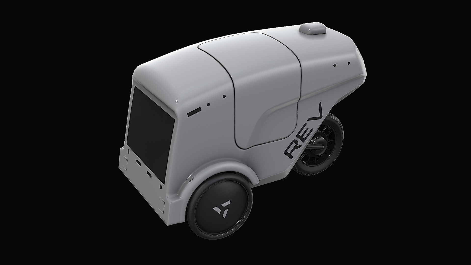 3D REV-1 Food Delivery Robot - TurboSquid 2358053