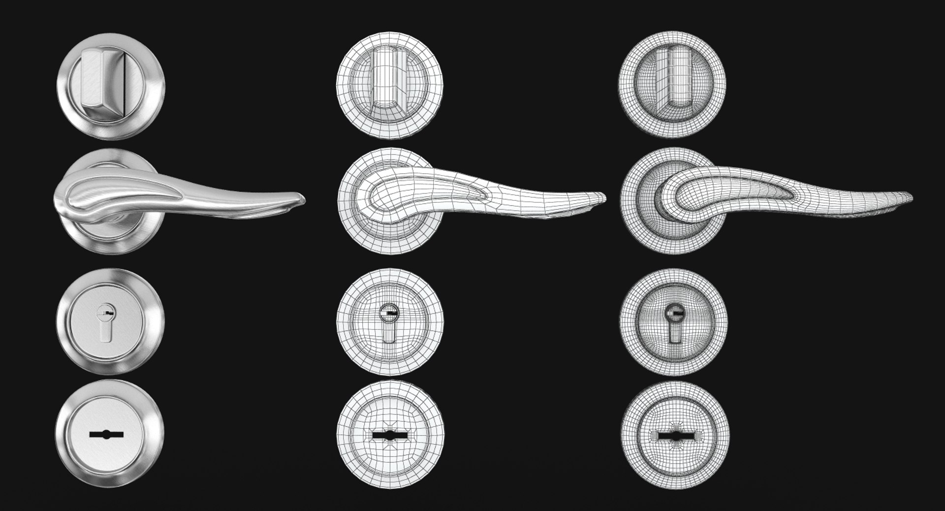 Door Lock 3d Obj