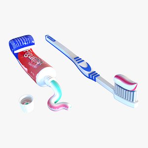 Toothpaste and Toothbrush 002