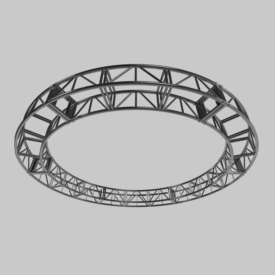 Circular Truss Stage 1 3D Model - TurboSquid 2209770