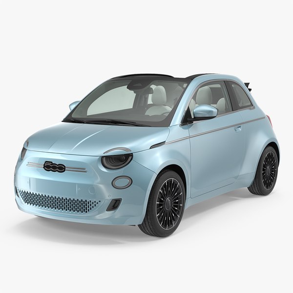 3D fiat 500 cabrio la