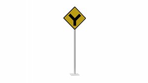 traffic signal alternate route 3D model
