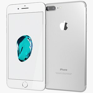3d realistic apple iphone 7 model