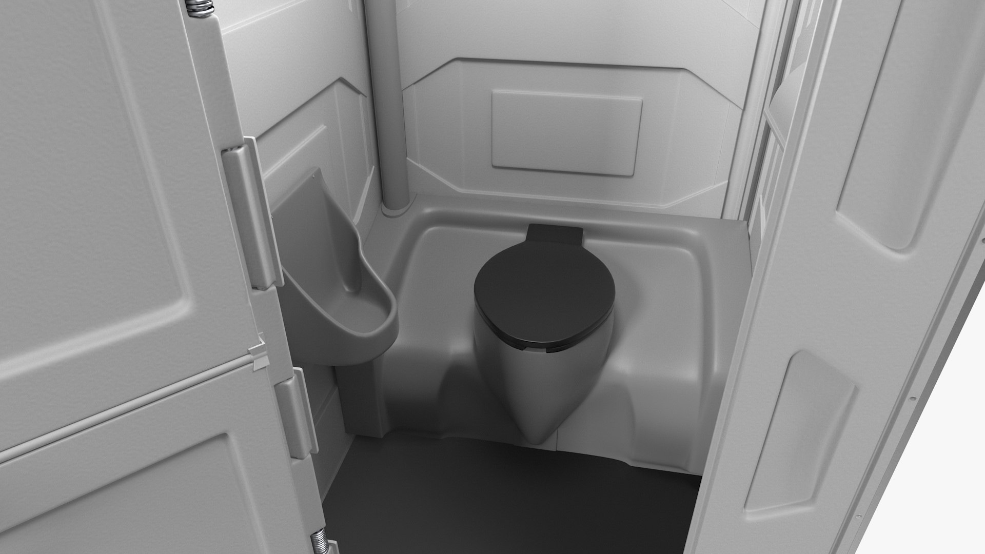 Chemical toilet model TurboSquid 1468949