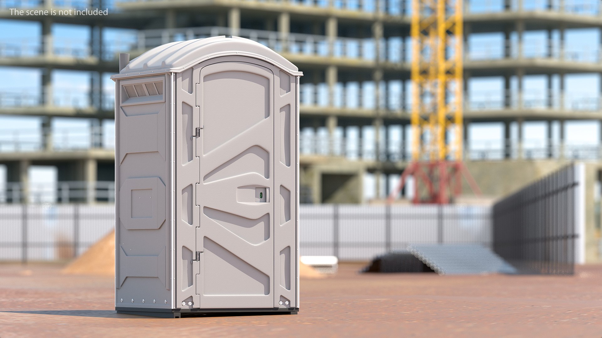 Chemical Toilet 3D model preview
