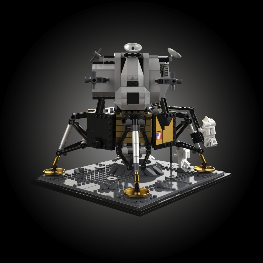 Lego 10266 - NASA Apollo 11 Lunar Lander 3D model https://p.turbosquid.com/ts-thumb/xZ/TKmuL5/ha/04/jpg/1654960354/1920x1080/fit_q87/781ee42f728037100baa3b8ee0e5b2420ca89391/04.jpg