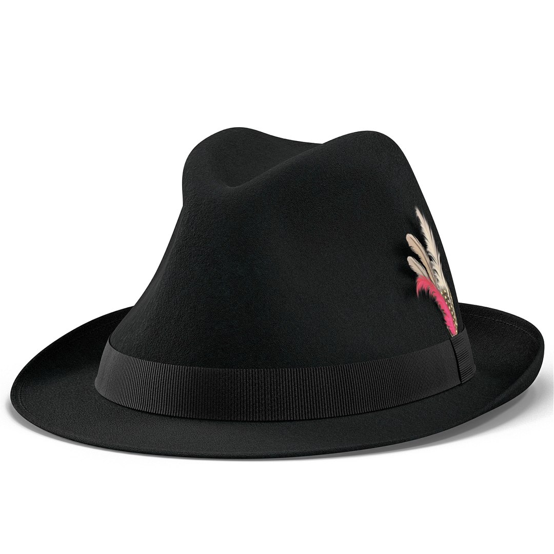 3d model fedora hat 2 https://p.turbosquid.com/ts-thumb/xZ/UcY7YM/1FHwc801/3dmodeloffedorahat11/jpg/1432825112/1920x1080/fit_q87/081f370548a7f108cf3ba244813e6c6509cb4f01/3dmodeloffedorahat11.jpg