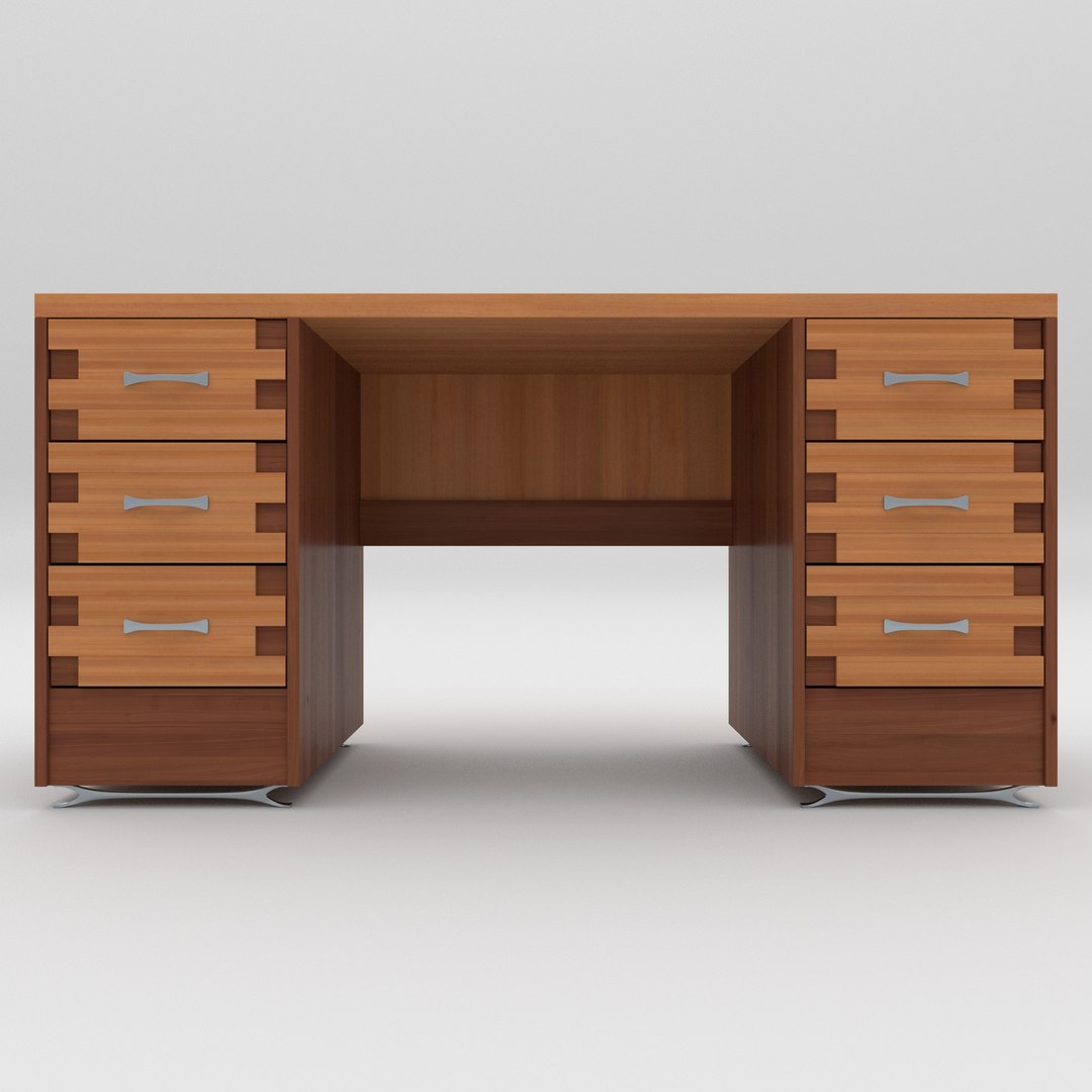 3D office table model TurboSquid 1215219