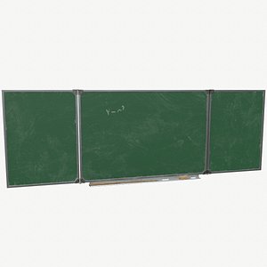3D Chalkboard model