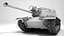 3D M48 Patton collection model