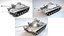 3D M48 Patton collection model