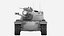 3D M48 Patton collection model
