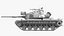 3D M48 Patton collection model