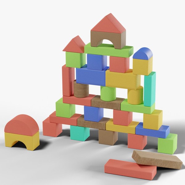 3D model baby building blocks - TurboSquid 1609881