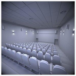 3D auditorium scene