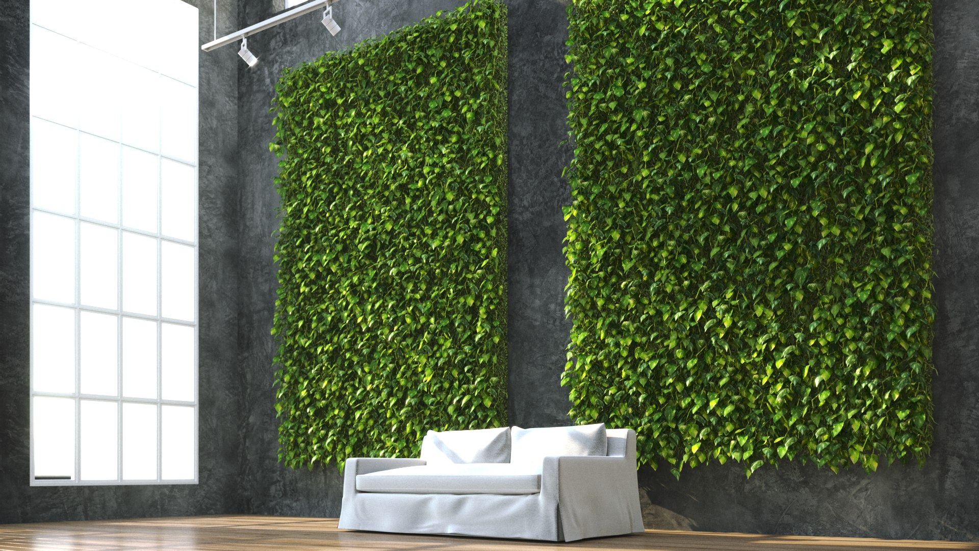 3d Vertical Garden Wall Set 3 - Turbosquid 1791347