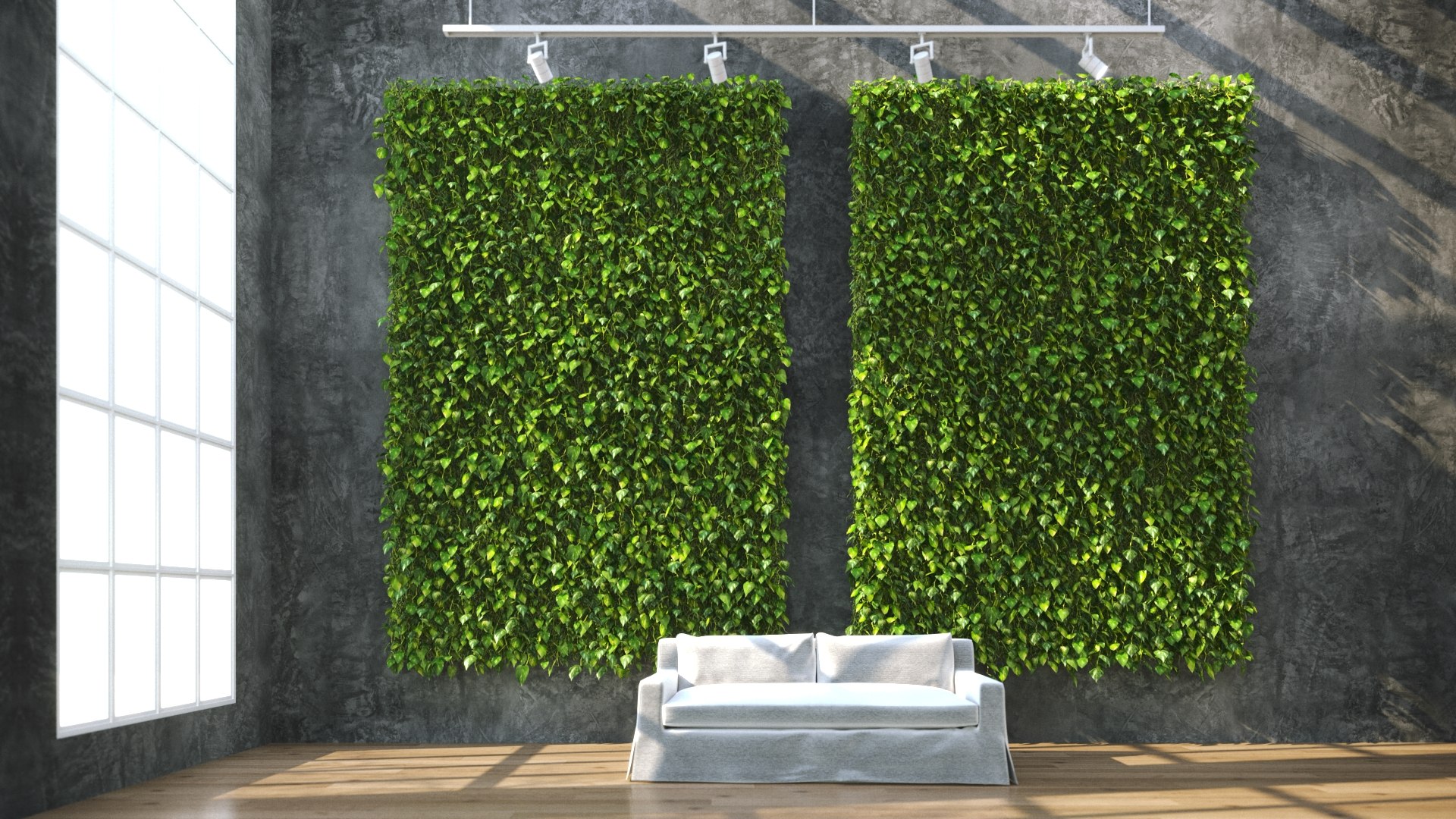 3D Vertical Garden Wall Set 3 - TurboSquid 1791347