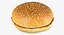 Hamburger Bun Modèle 3D
